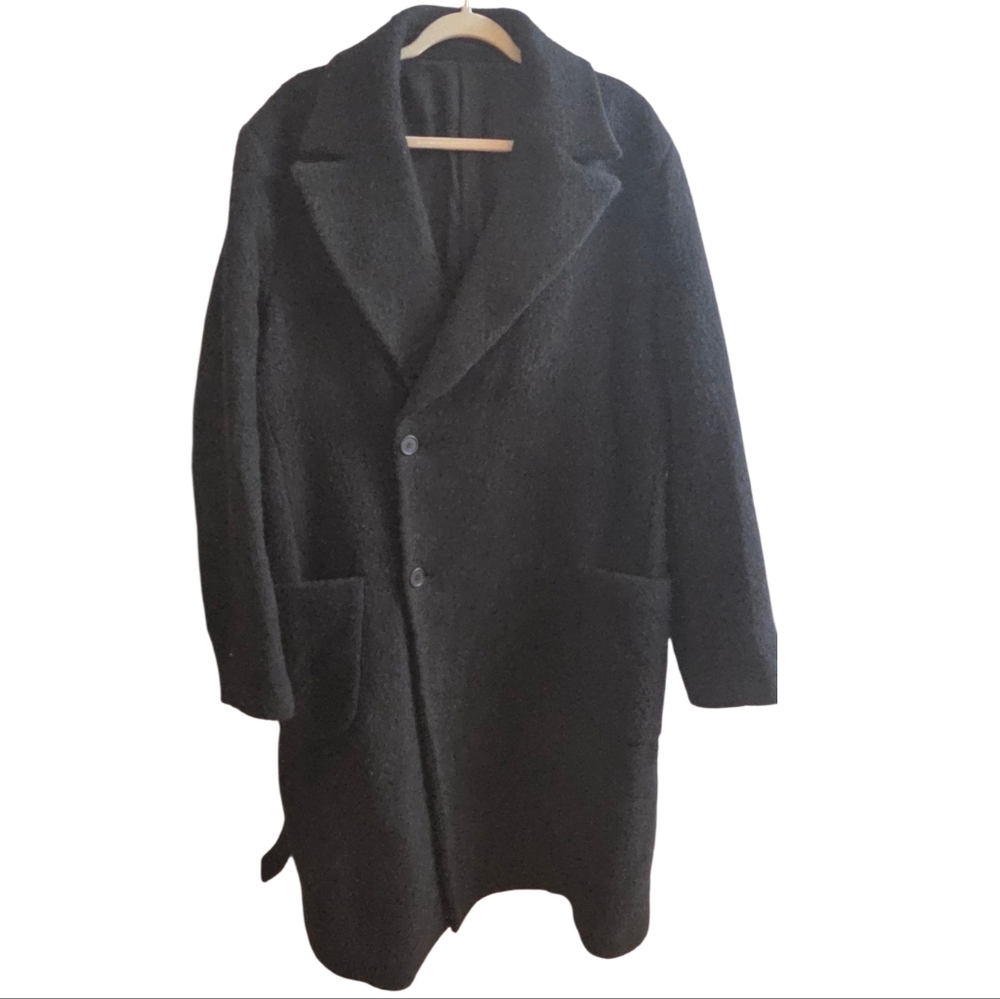 H&M Classic Black Pea Coat